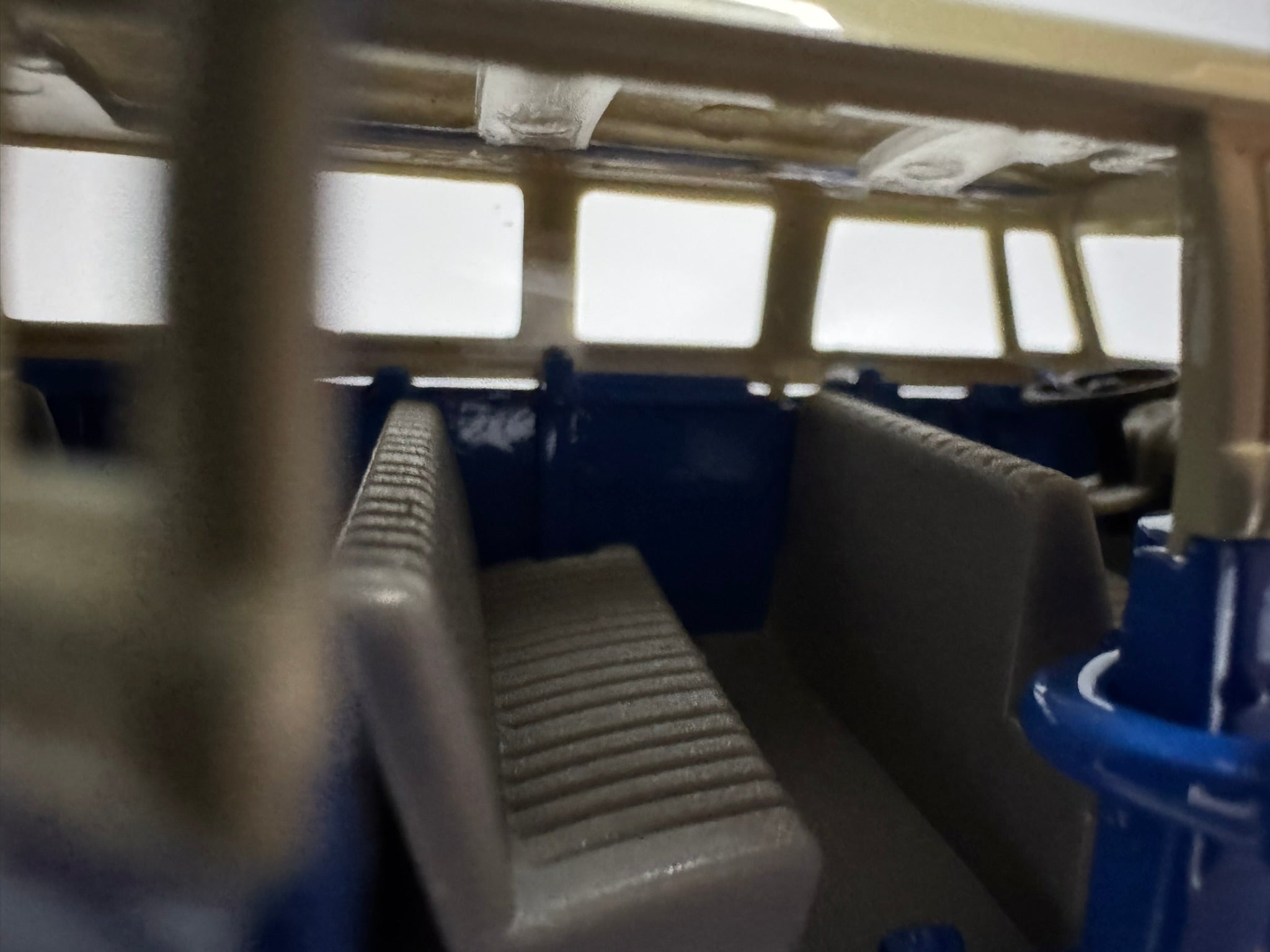 1:38 Welly VW Volkswagen T1 Bus 1963 Blau-Weiß #040