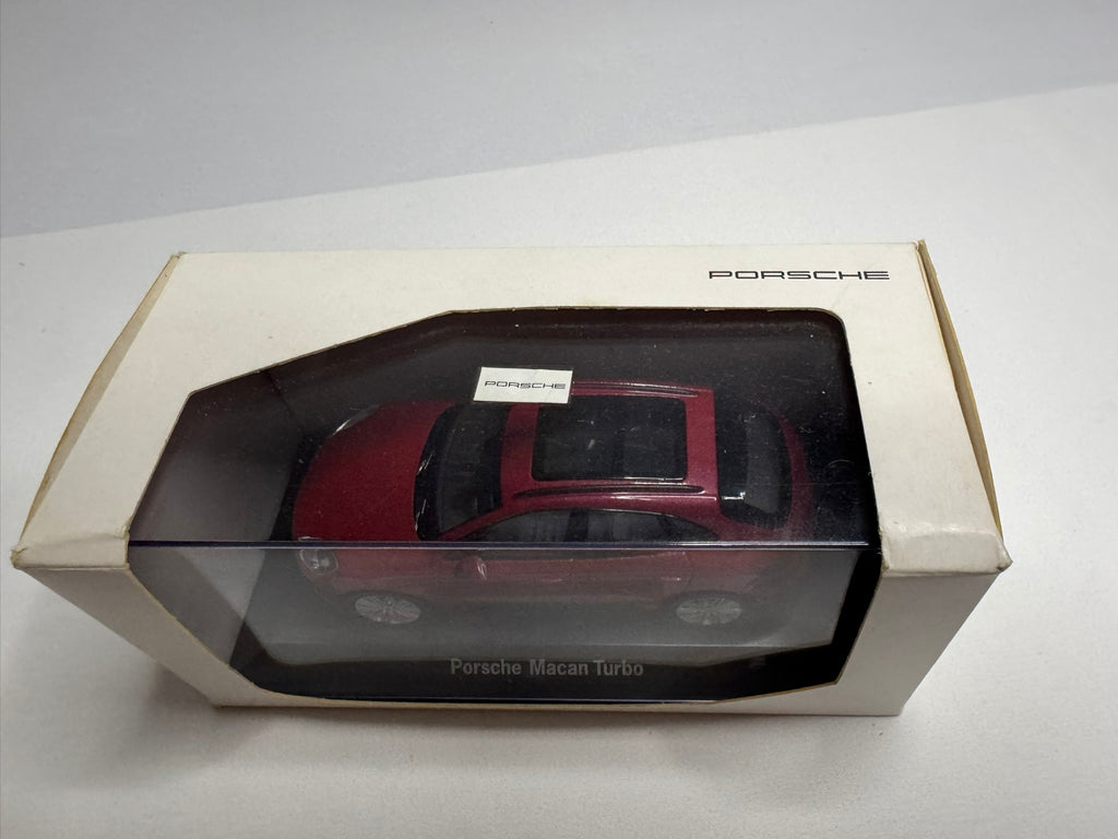 1:43 Porsche Händlermodelle Porsche Macan Turbo Limited Edition 1 von 2018 Rot #052