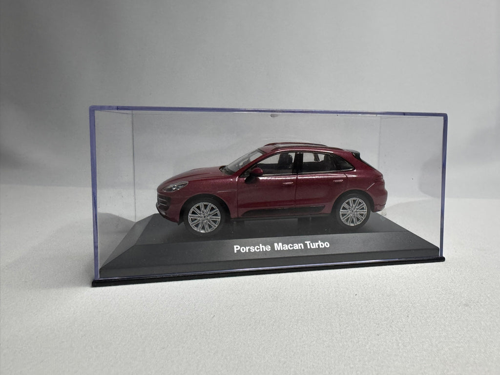 1:43 Porsche Händlermodelle Porsche Macan Turbo Limited Edition 1 von 2018 Rot #052