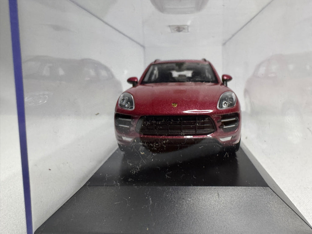 1:43 Porsche Händlermodelle Porsche Macan Turbo Limited Edition 1 von 2018 Rot #052