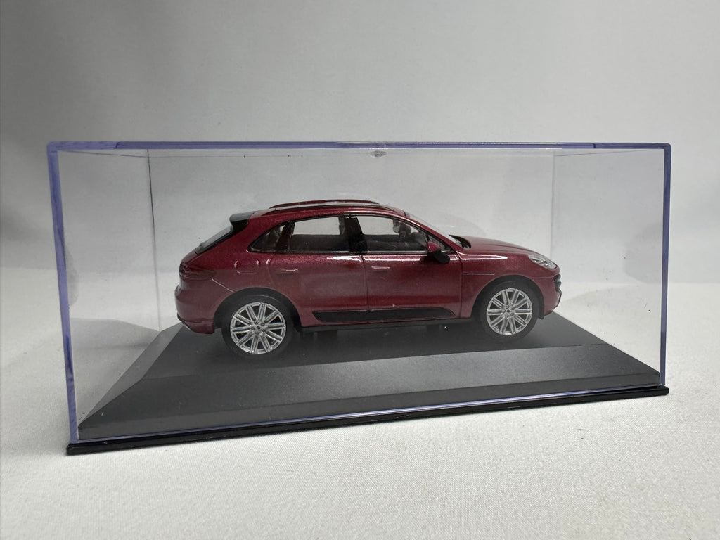 1:43 Porsche Händlermodelle Porsche Macan Turbo Limited Edition 1 von 2018 Rot #052