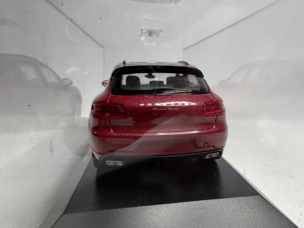 1:43 Porsche Händlermodelle Porsche Macan Turbo Limited Edition 1 von 2018 Rot #052