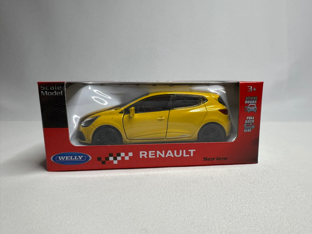 1:38 Welly Renault Clio IV Hatchback 2012-2020 Yellow #108