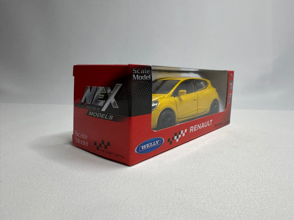 1:38 Welly Renault Clio IV Hatchback 2012-2020 Yellow #108