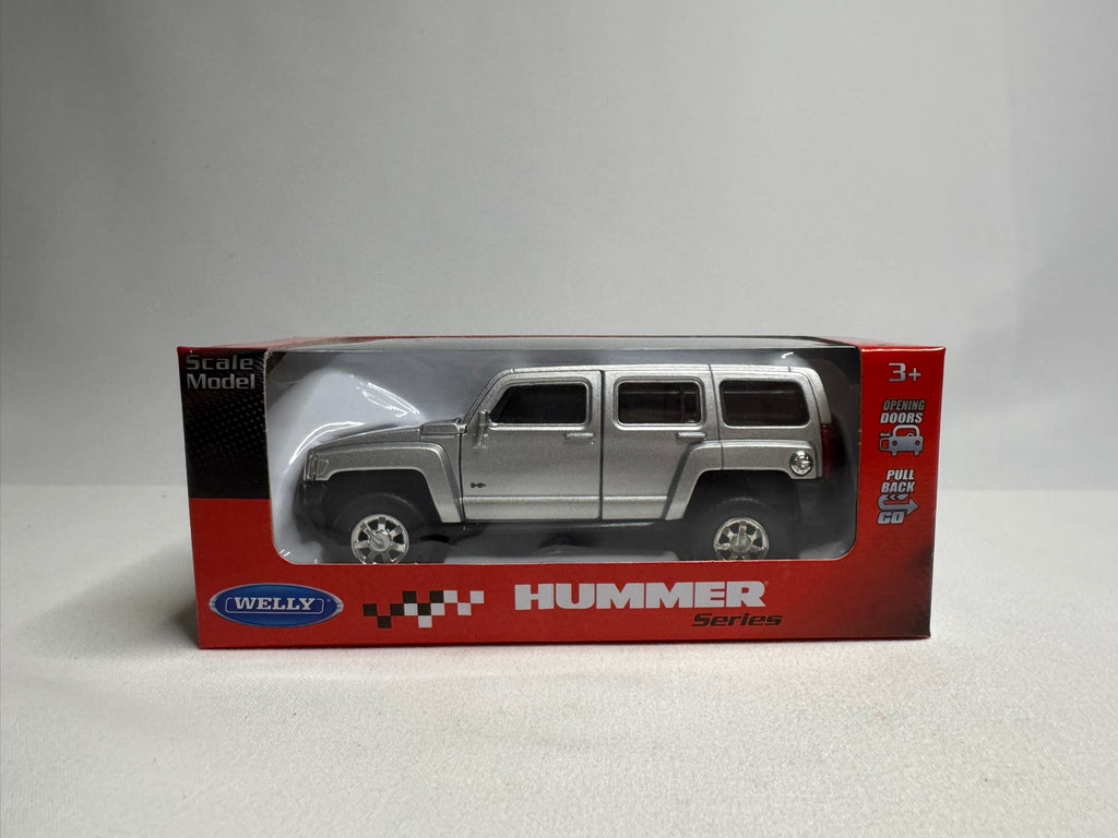 1:38 Welly Hummer H3 Silber #110