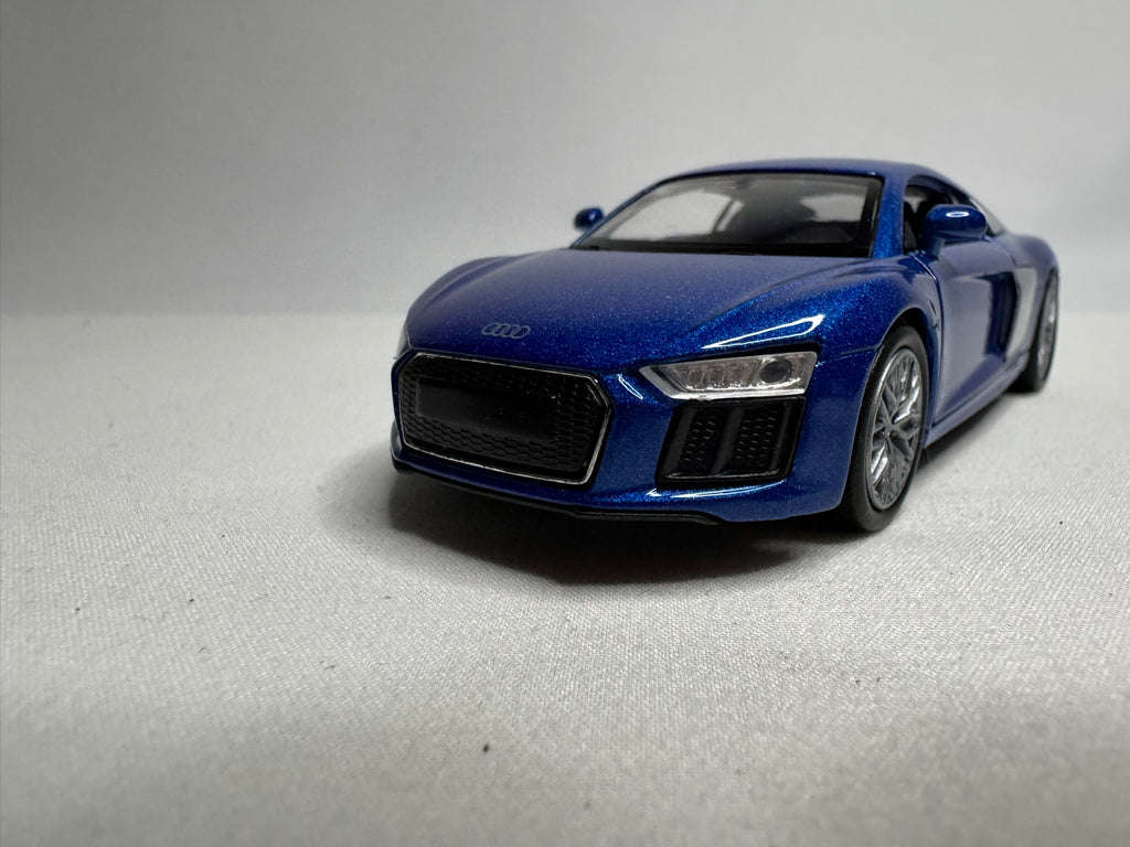 1:38 Welly 2016 Audi R8 Coupé V10 Blau #111