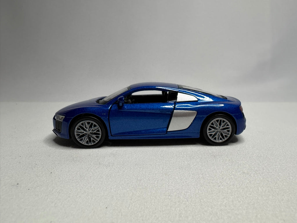 1:38 Welly 2016 Audi R8 Coupé V10 Blau #111