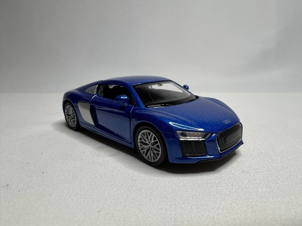1:38 Welly 2016 Audi R8 Coupé V10 Blau #111