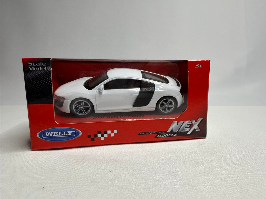 1:43 Welly 2007 Audi R8 Coupé Weiß #114