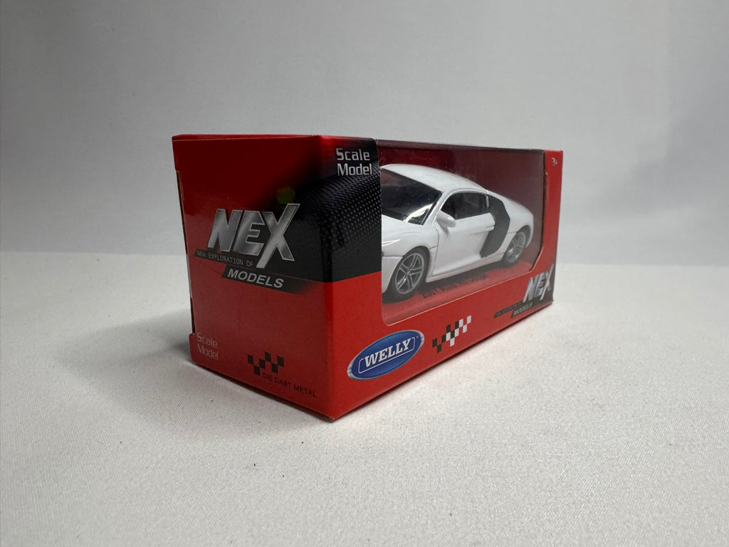 1:43 Welly 2007 Audi R8 Coupé Weiß #114