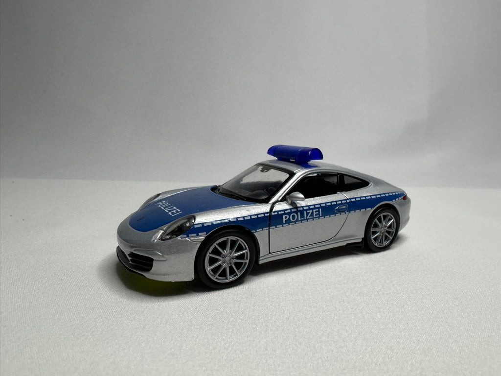 1:38 Welly Porsche 911(991) Carrera S 2011-2019 Polizei #123