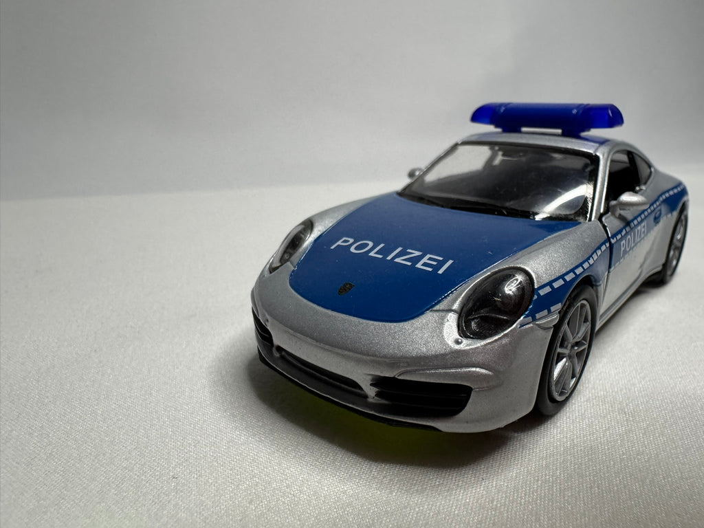1:38 Welly Porsche 911(991) Carrera S 2011-2019 Polizei #123