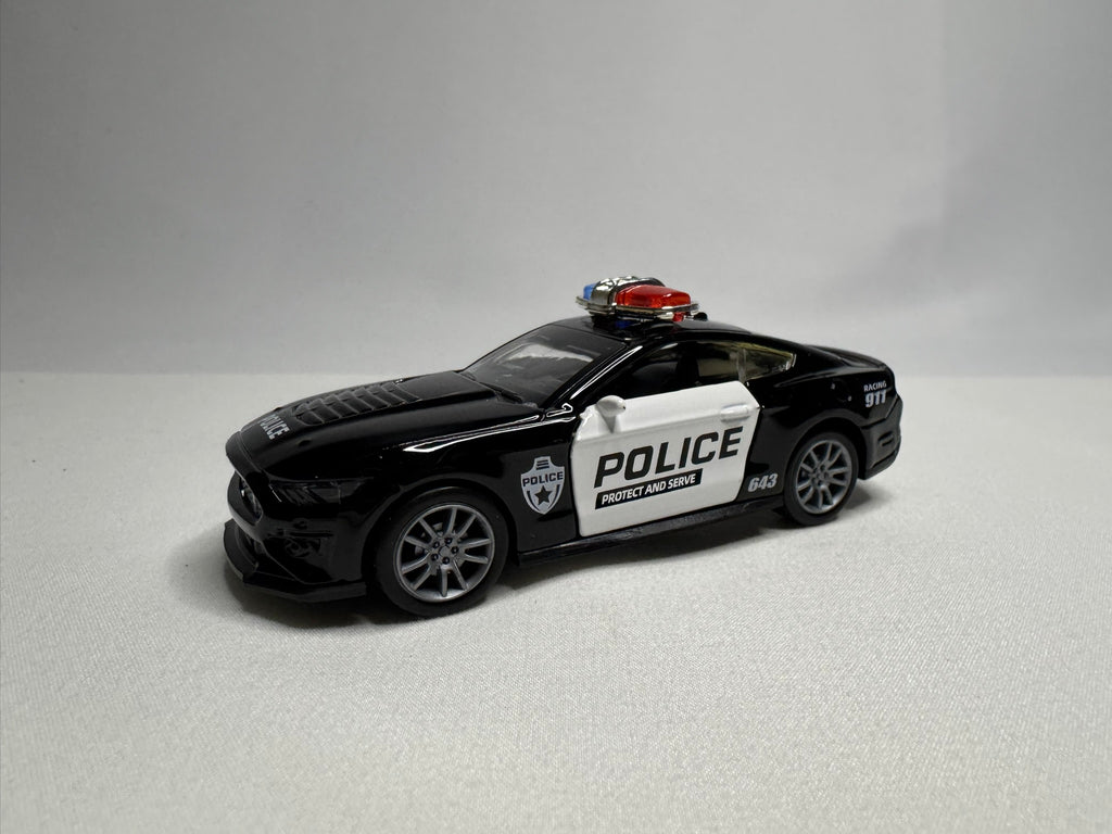 1:38 Ford Mustang Schwarz Police #130