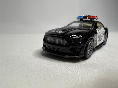 1:38 Ford Mustang Schwarz Police #130