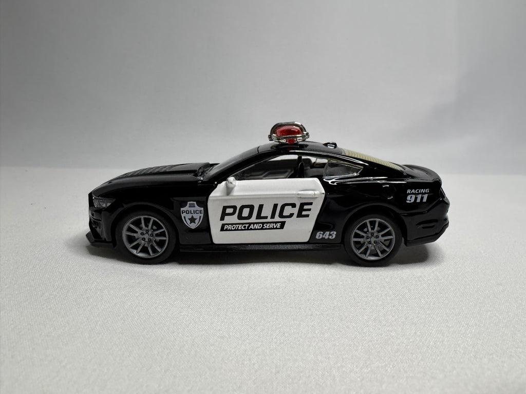 1:38 Ford Mustang Schwarz Police #130