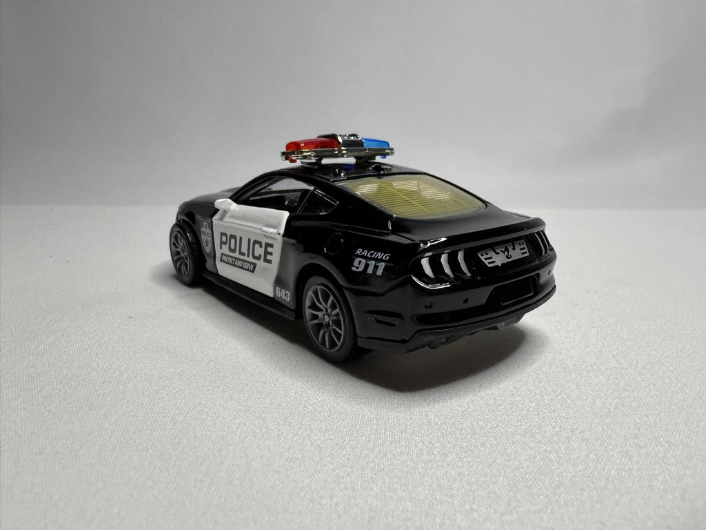 1:38 Ford Mustang Schwarz Police #130