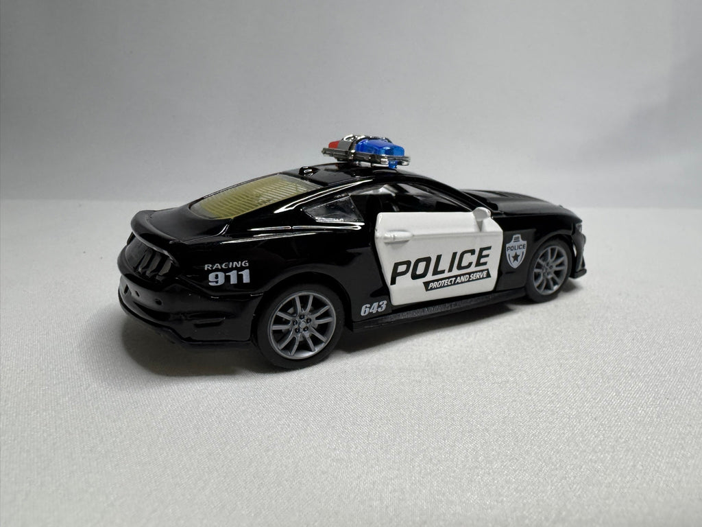 1:38 Ford Mustang Schwarz Police #130