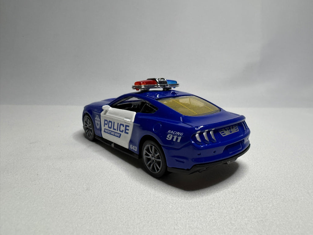 1:38 Ford Mustang Blau Police #132