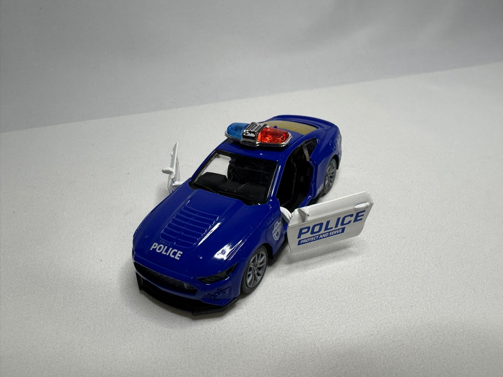 1:38 Ford Mustang Blau Police #132