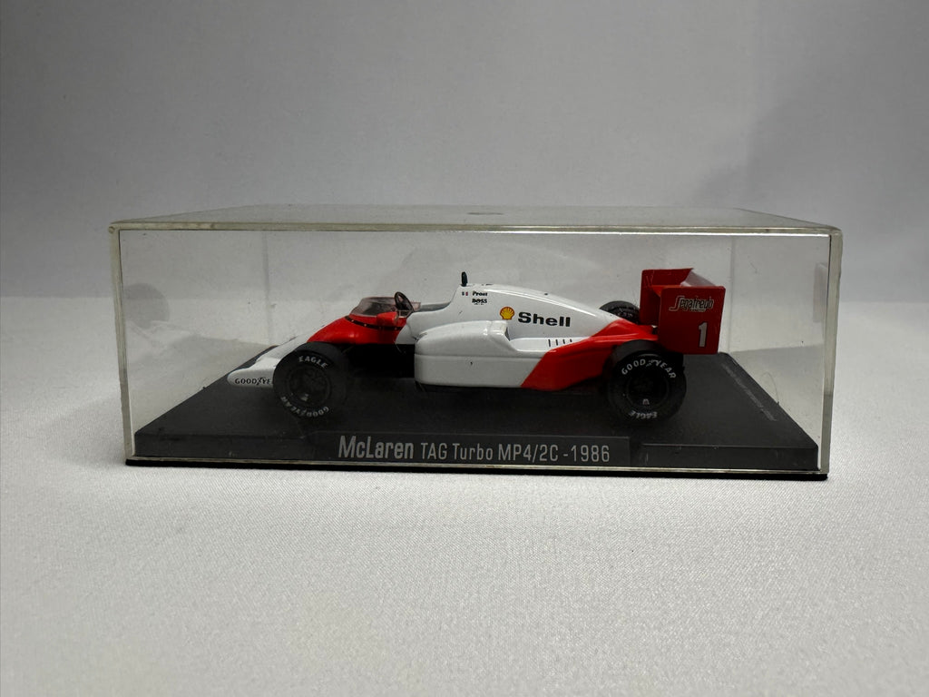 1:43 Atlas 1986 McLaren TAG Turbo MP4/2C #137