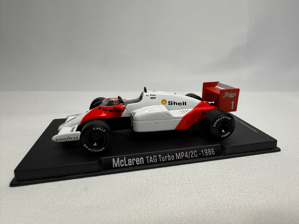 1:43 Atlas 1986 McLaren TAG Turbo MP4/2C #137
