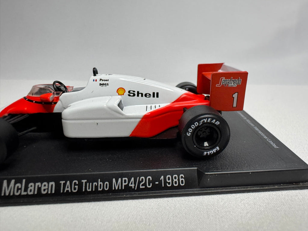 1:43 Atlas 1986 McLaren TAG Turbo MP4/2C #137