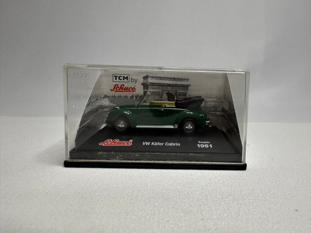 1:72 Schuco VW Volkswagen Käfer Cabrio 1961 Grün #163
