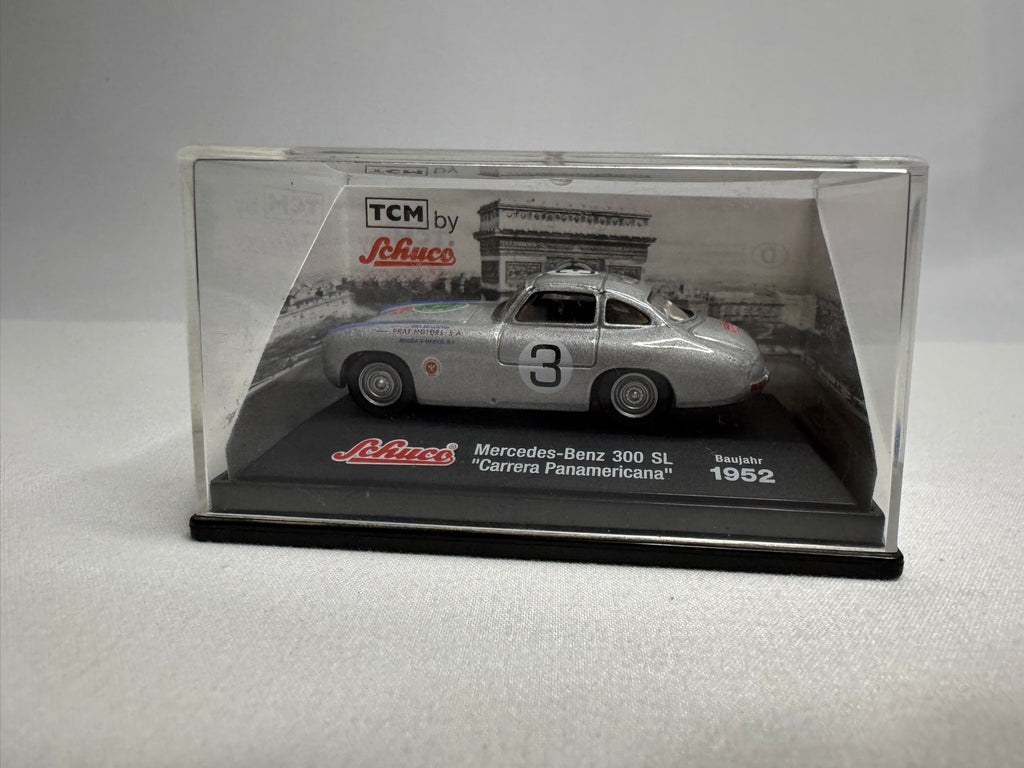 1:72 Schuco Mercedes-Benz 300SL "Carrera Panamericana" Silber #162