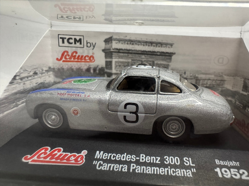 1:72 Schuco Mercedes-Benz 300SL "Carrera Panamericana" Silber #162