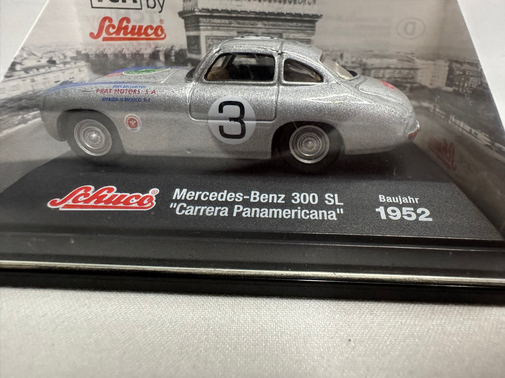 1:72 Schuco Mercedes-Benz 300SL "Carrera Panamericana" Silber #162