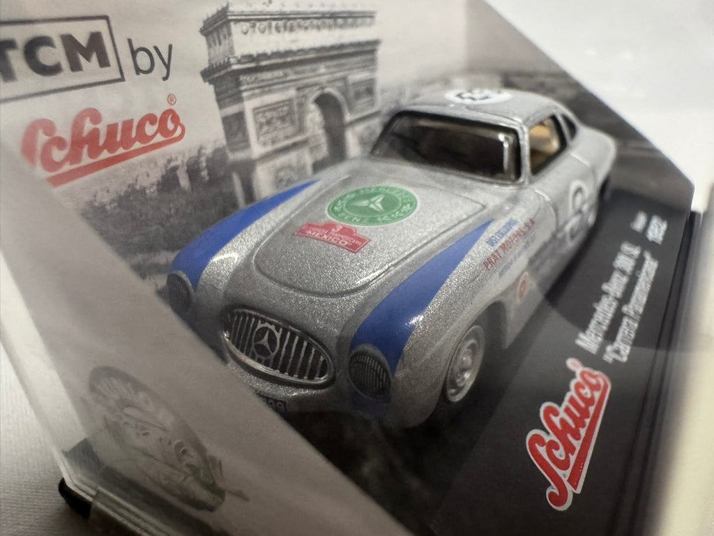 1:72 Schuco Mercedes-Benz 300SL "Carrera Panamericana" Silber #162