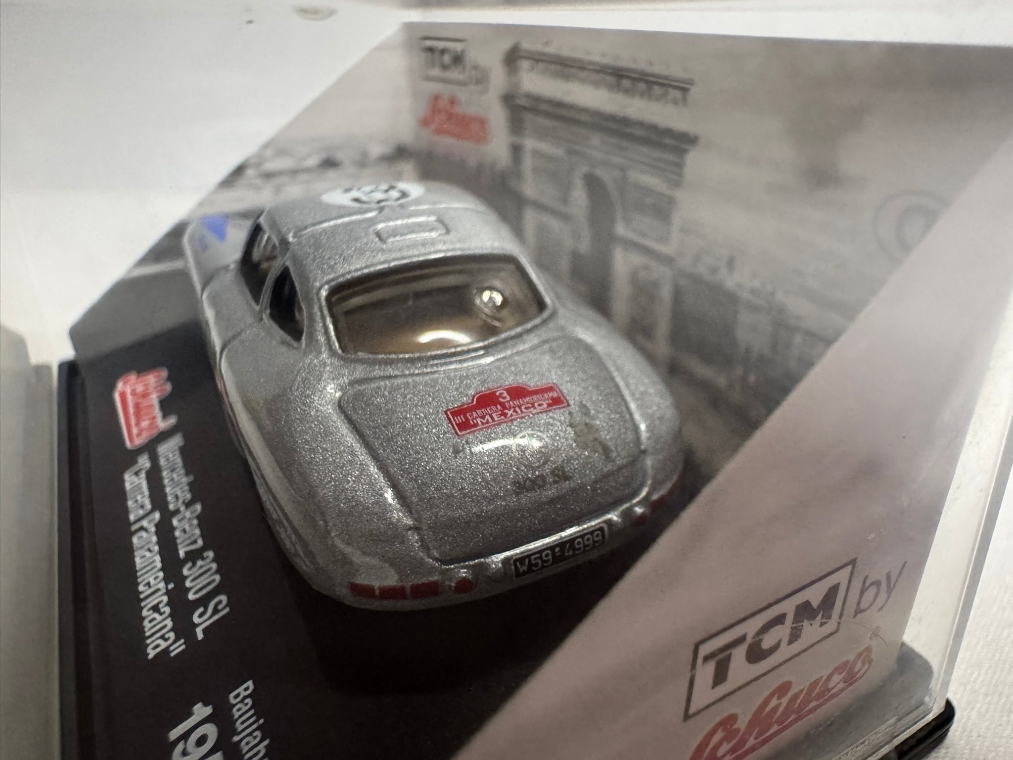 1:72 Schuco Mercedes-Benz 300SL "Carrera Panamericana" Silber #162