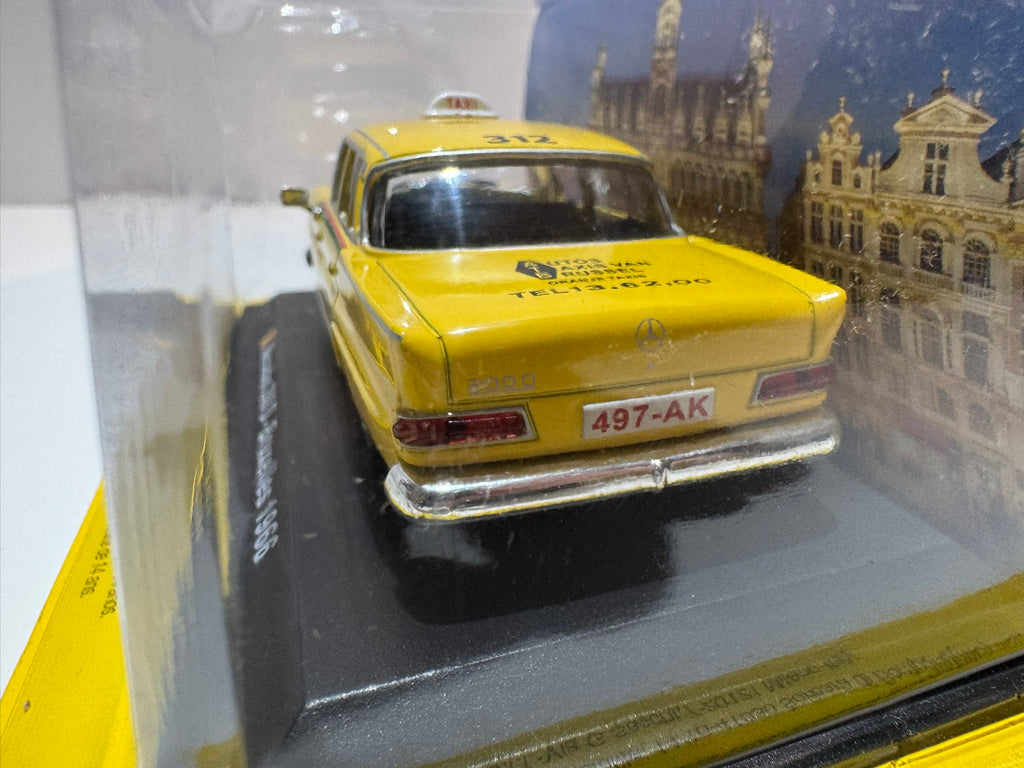 1:43 Mercedes-Benz 200D 1966 Taxi Yellow NEW