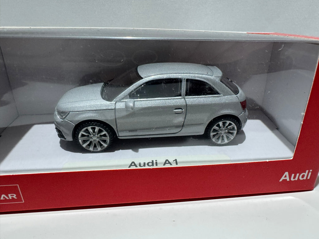 1:43 Audi A1 2010–2018 Silver NEW Rastar
