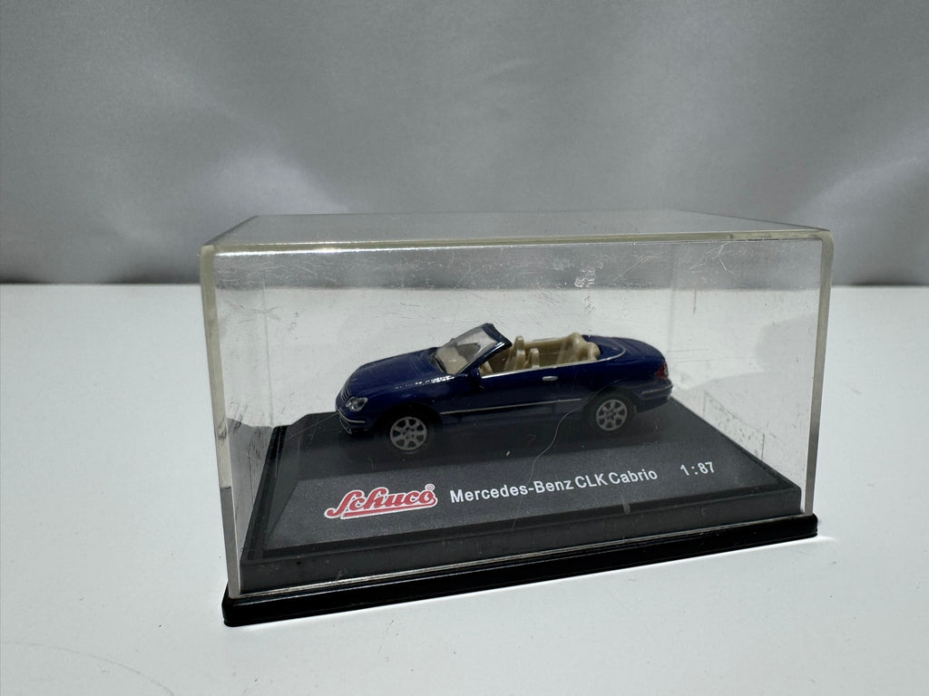 1:87 Schuco Mercedes-Benz CLK Cabrio C209 Blau #237
