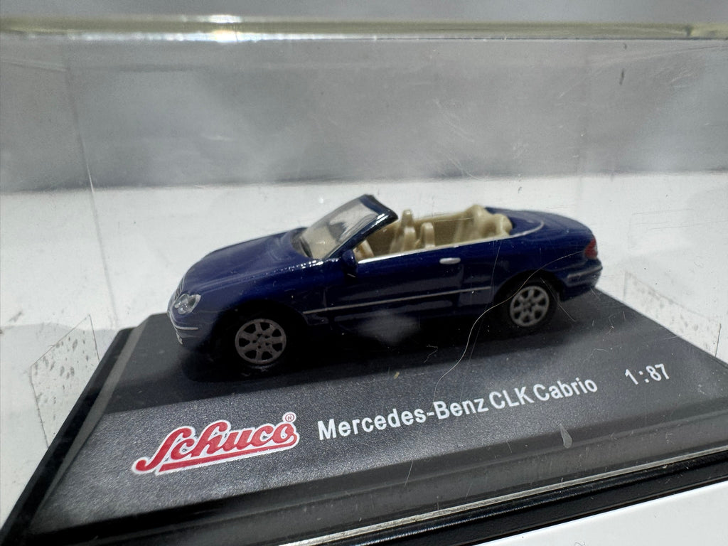 1:87 Schuco Mercedes-Benz CLK Cabrio C209 Blau #237