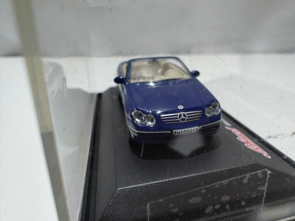 1:87 Schuco Mercedes-Benz CLK Cabrio C209 Blau #237
