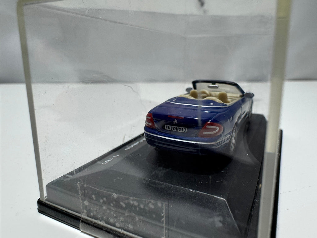 1:87 Schuco Mercedes-Benz CLK Cabrio C209 Blau #237