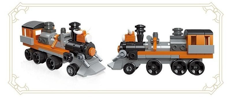 Lego Zug Minitrain 75 Stk West Train Locomotive Spielzeug #078